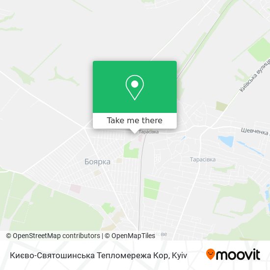 Києво-Святошинська Тепломережа Кор map