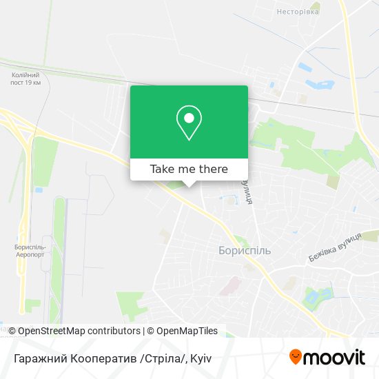 Гаражний Кооператив /Стріла/ map