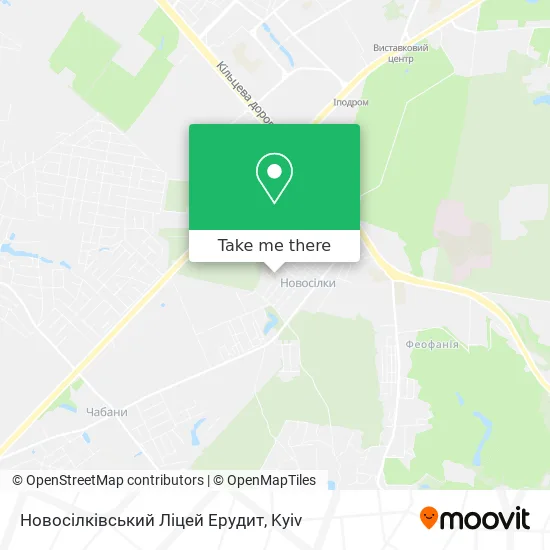 Новосілківський Ліцей Ерудит map