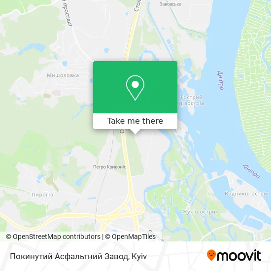 Карта Покинутий Асфальтний Завод
