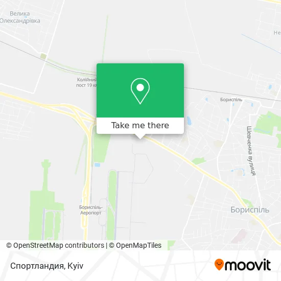 Карта Спортландия