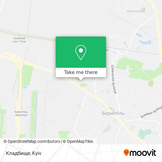 Кладбище map