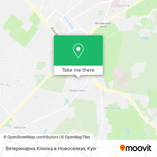 Ветеринарна Клініка в Новоселках map