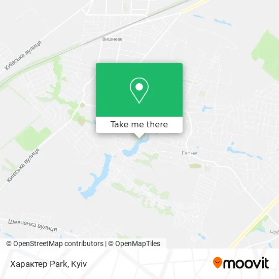 Карта Характер Park
