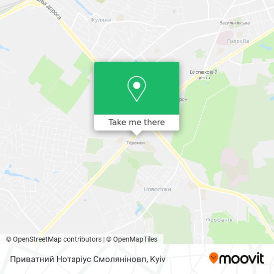 Приватний Нотаріус Смоляніновп map