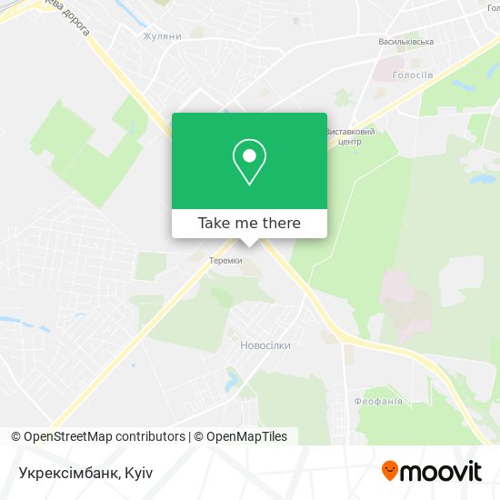 Укрексімбанк map