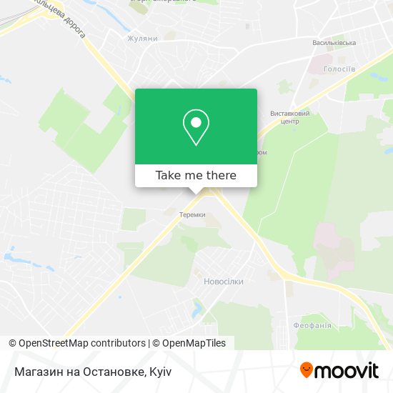 Карта Магазин на Остановке