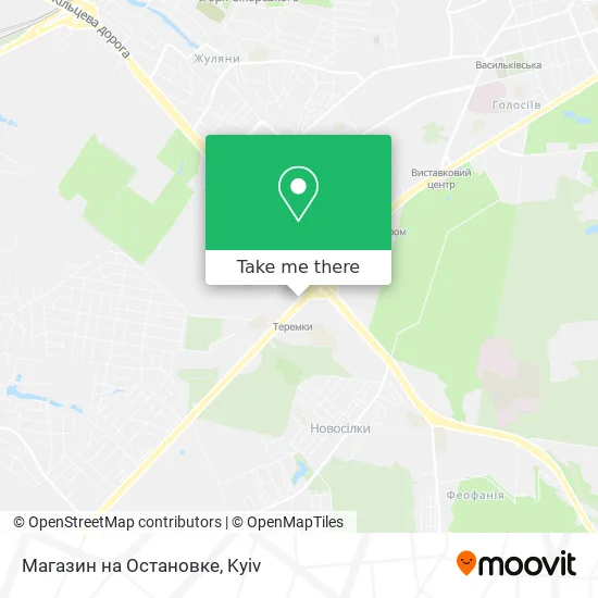 Магазин на Остановке map