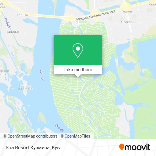 Карта Spa Resort Кузмича