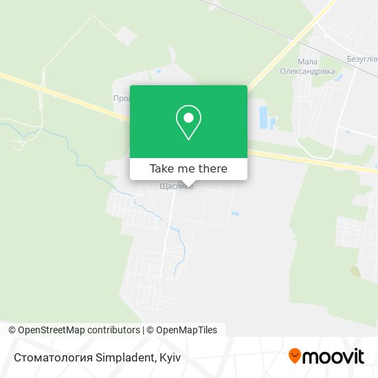 Стоматология Simpladent map