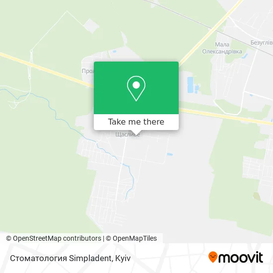Стоматология Simpladent map