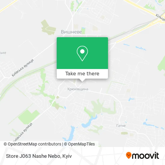 Карта Store J063 Nashe Nebo
