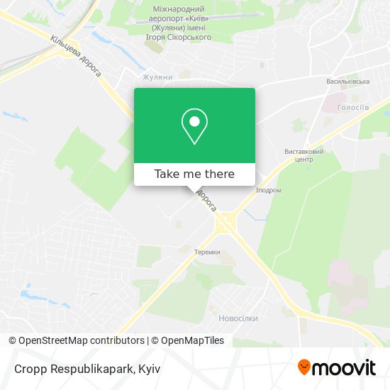 Cropp Respublikapark map