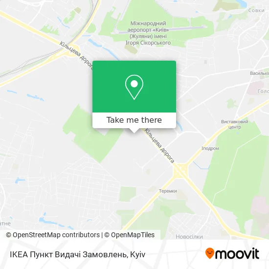 IKEA Пункт Видачі Замовлень map