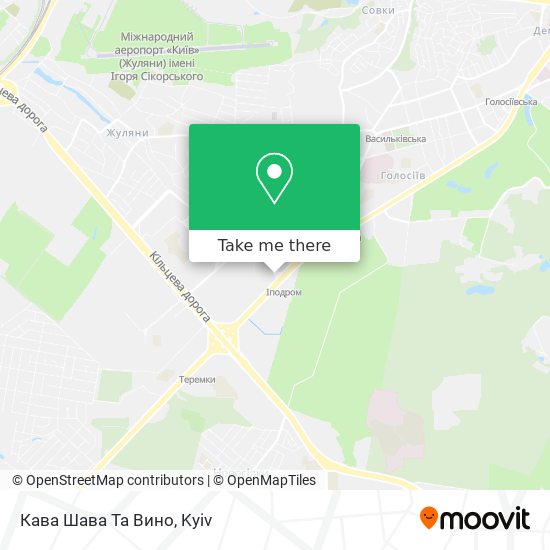 Кава Шава Та Вино map