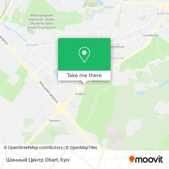 Шинный Центр Obert map
