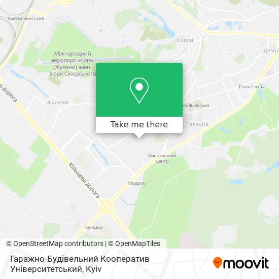 Гаражно-Будівельний Кооператив Університетський map