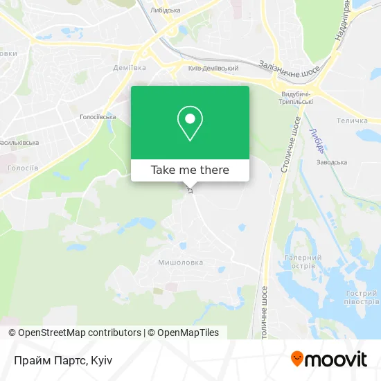Карта Прайм Партс