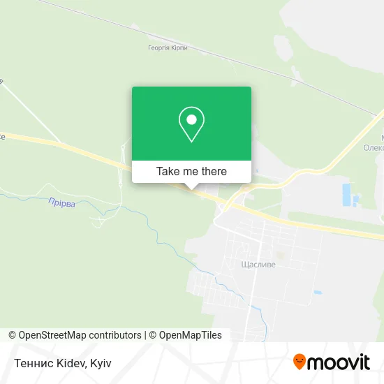 Теннис Kidev map