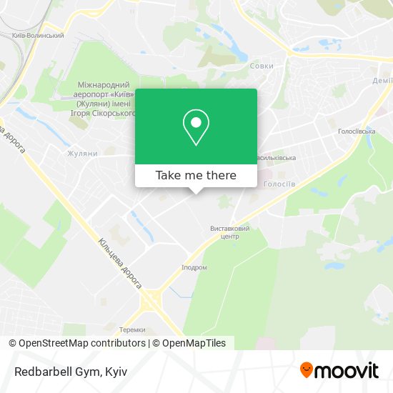 Redbarbell Gym map