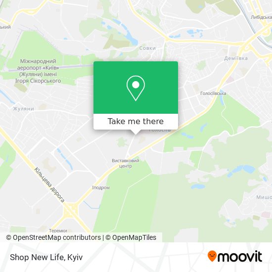 Shop New Life map