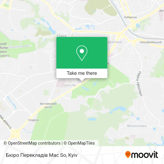 Карта Бюро Перекладів Mac So