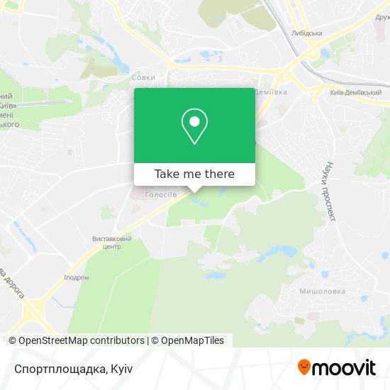 Спортплощадка map