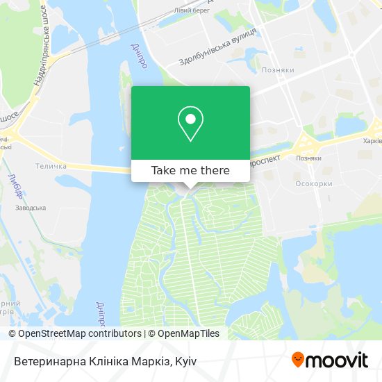 Ветеринарна Клініка Маркіз map