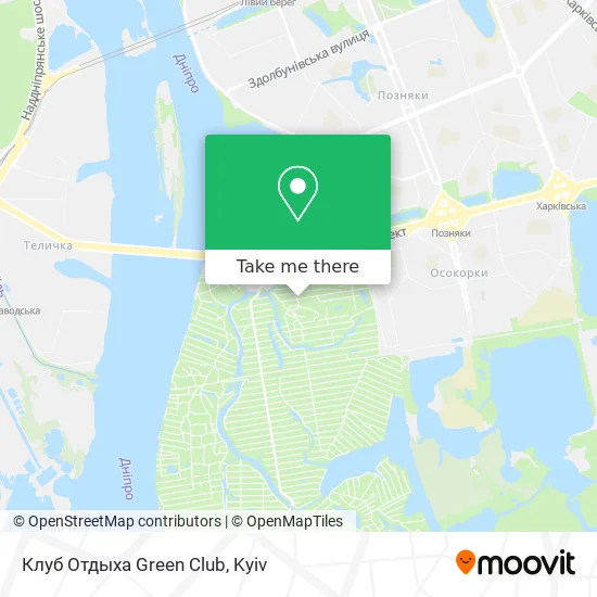 Карта Клуб Отдыха Green Club