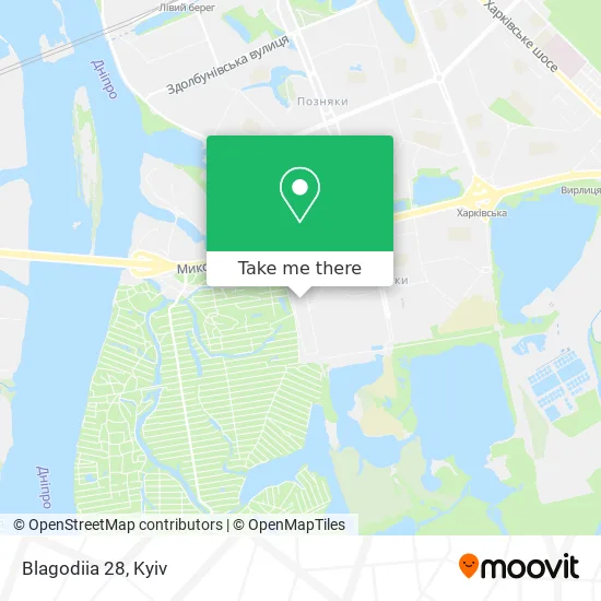 Карта Blagodiia 28