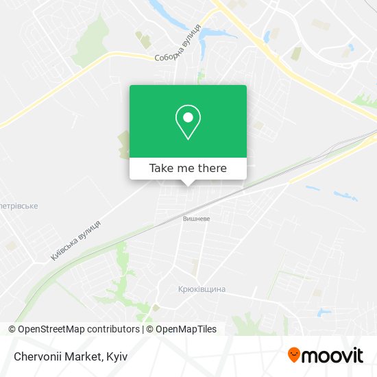 Chervonii Market map