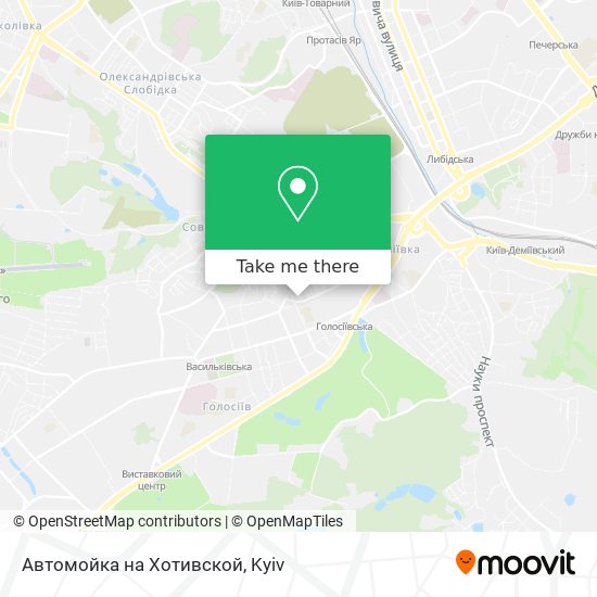 Автомойка на Хотивской map