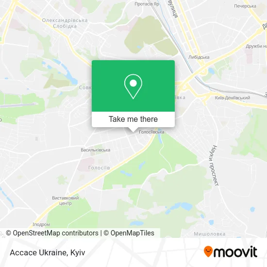 Карта Accace Ukraine