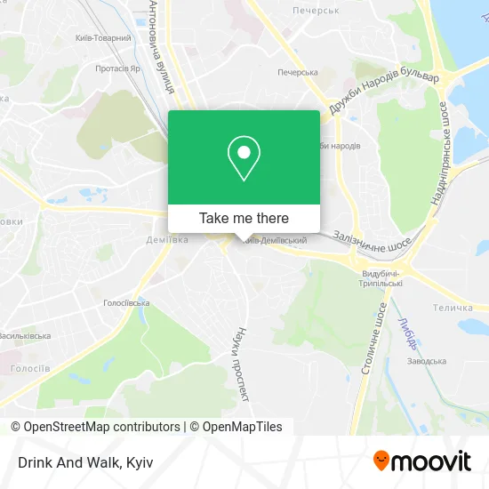 Карта Drink And Walk