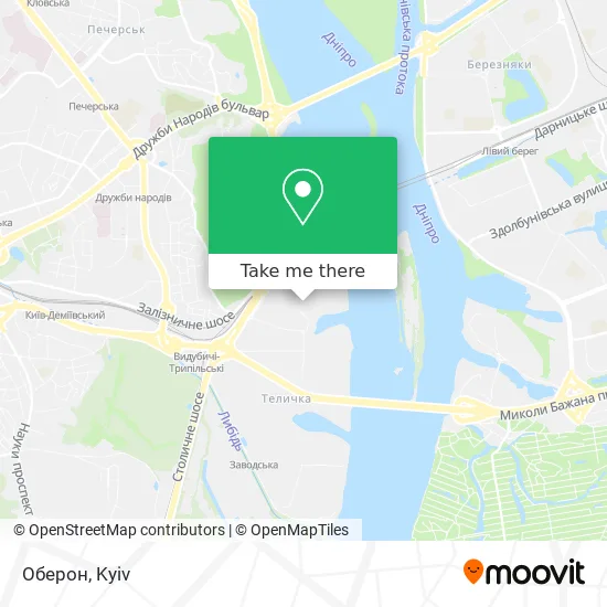 Карта Оберон