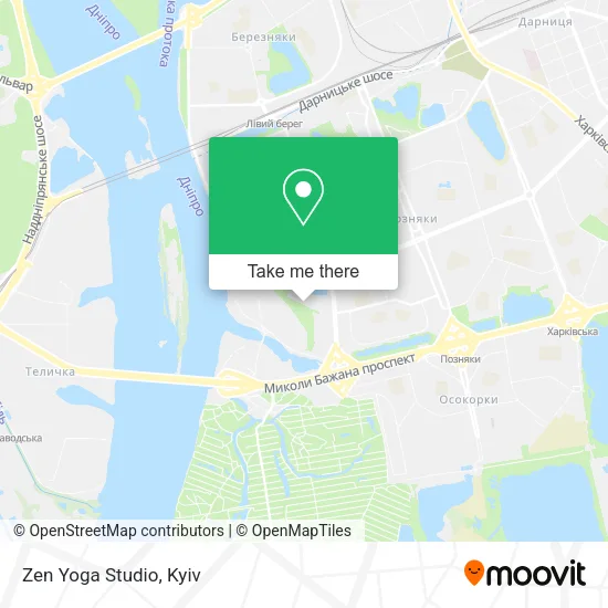 Карта Zen Yoga Studio