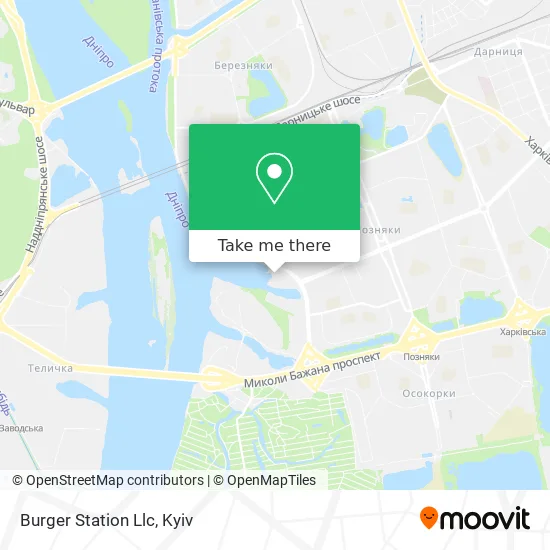 Карта Burger Station Llc