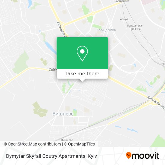 Dymytar Skyfall Coutry Apartments map