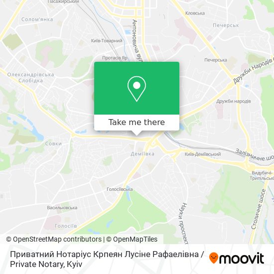 Приватний Нотаріус Крпеян Лусіне Рафаелівна / Private Notary map