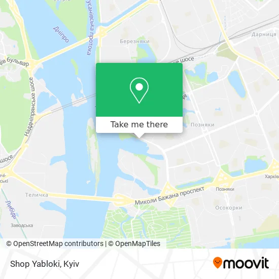 Карта Shop Yabloki