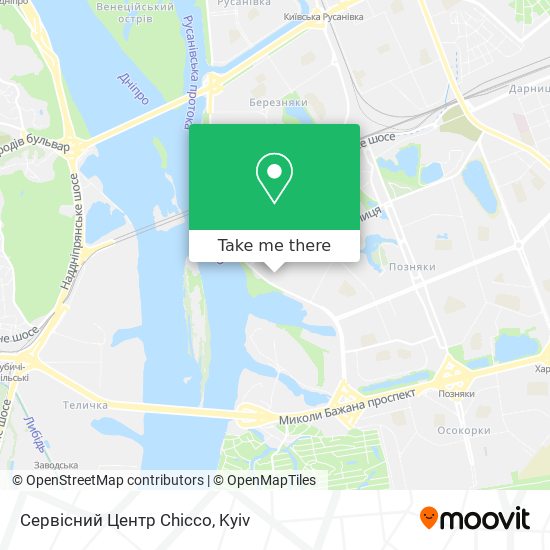 Сервісний Центр Chicco map