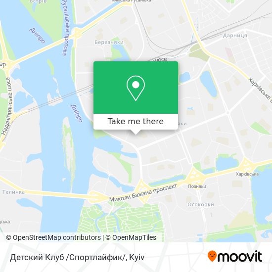 Детский Клуб /Спортлайфик/ map