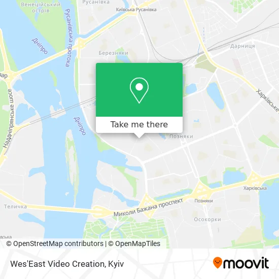 Карта Wes'East Video Creation