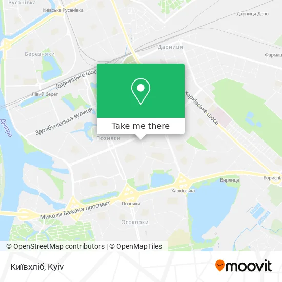 Карта Київхліб