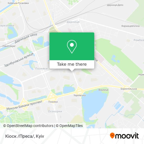 Кіоск /Преса/ map