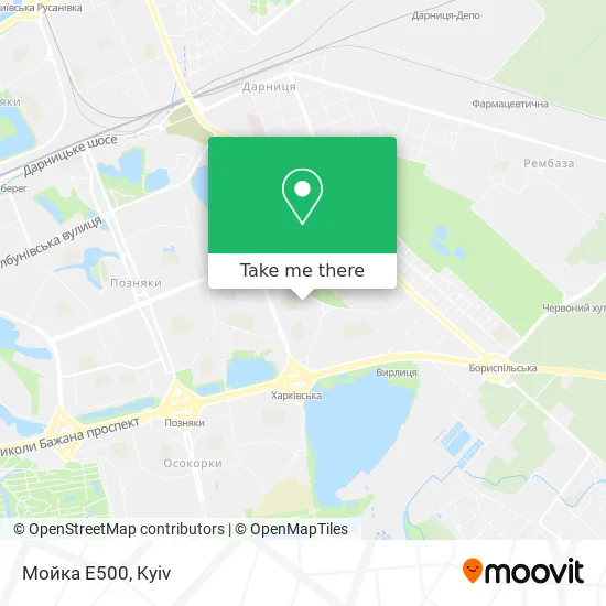 Карта Мойка Е500