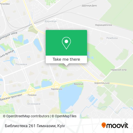 Библиотека 261 Гимназии map