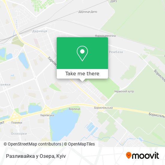 Разливайка у Озера map