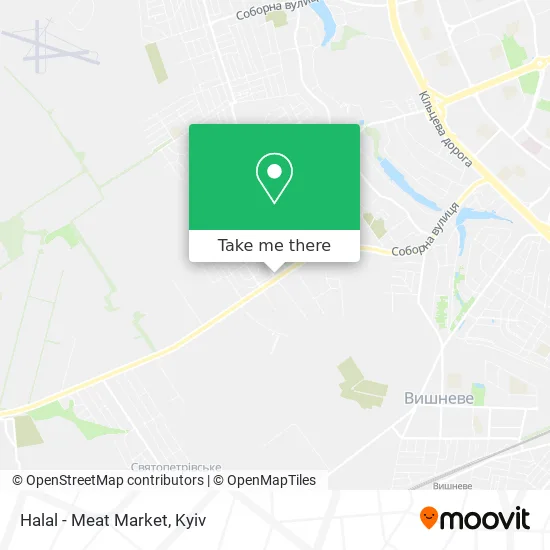 Карта Halal - Meat Market