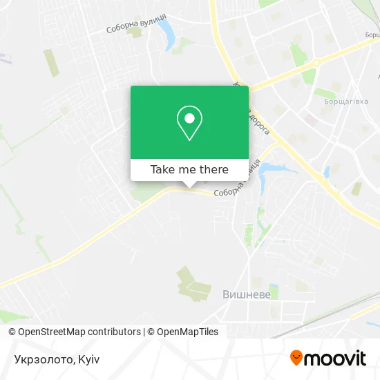 Карта Укрзолото